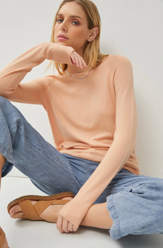 Be Cool The Camille Sweater - Apricot