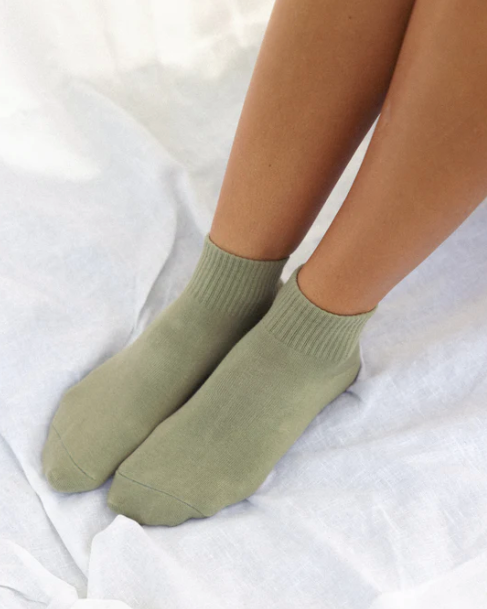NAT + NOOR - Ankle Sock in Sage