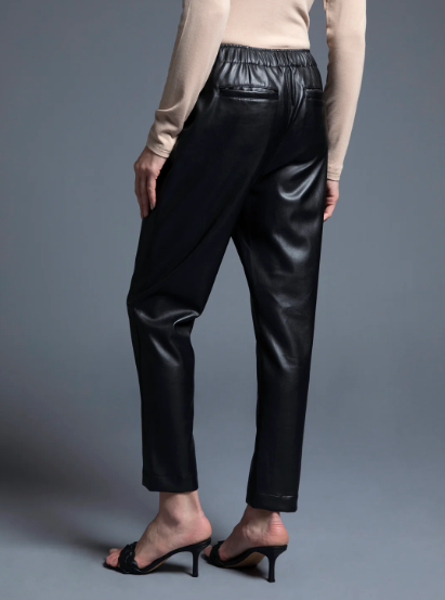 Weekend Los Angeles Danielle Pant Black Leather