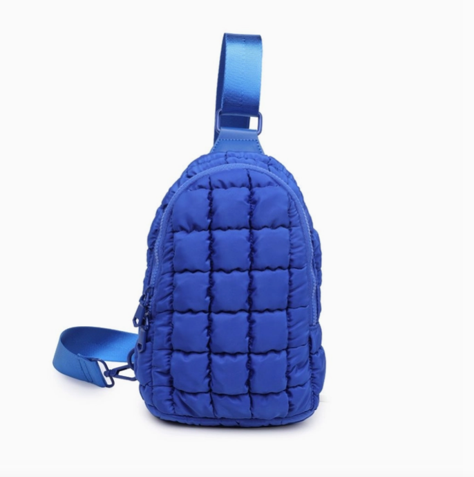 Sol and Selene Rejuvenate Quilted Bag in Royal Blue