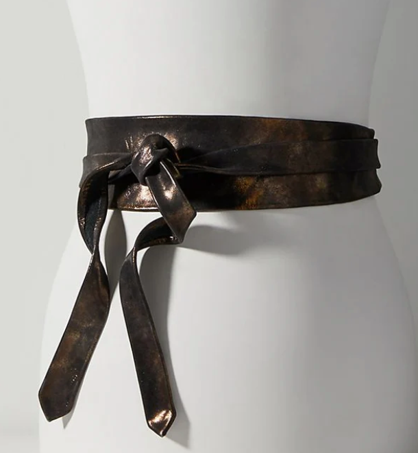 ADA Shimmer Bronze Wrap Belt