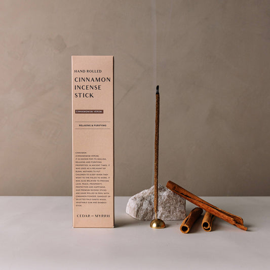 Cedar and Myrrh - [Burning Ritual] Cinnamon Incense Sticks