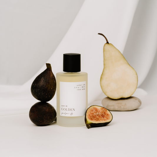 Orchid + Ash - Spiced Pear + Fig all-natural room + linen spray |  GOLDEN